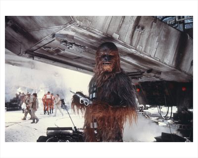 Peter Mayhew as Chewbacca: Then