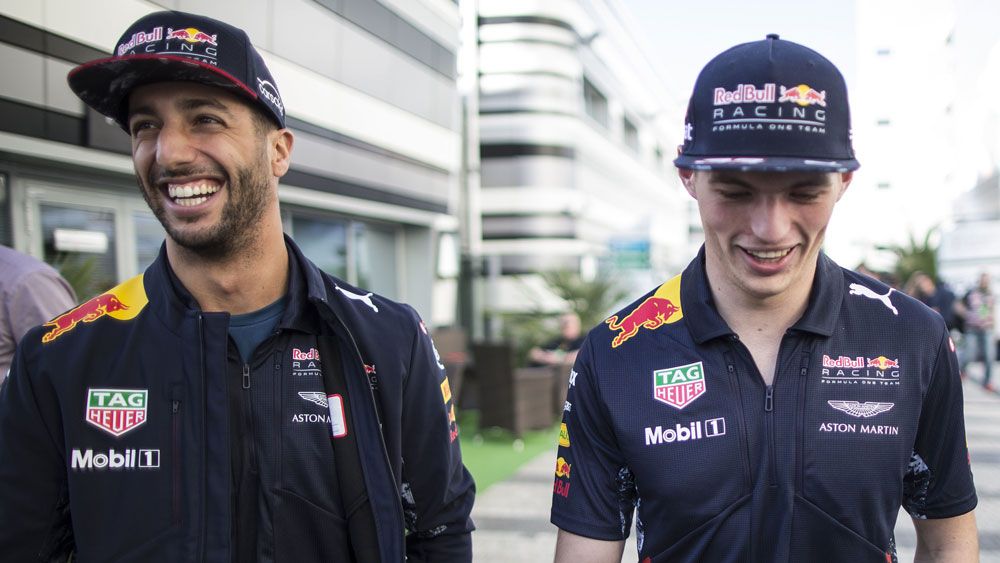 Daniel Ricciardo and Max Verstappen.