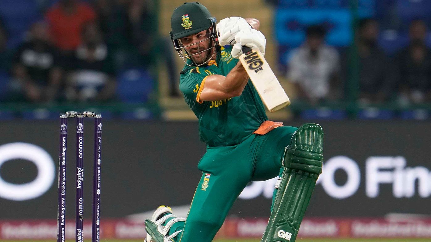 South Africa sets World Cup batting records in Sri Lanka mauling as Aiden Markram hits 49-ball ton