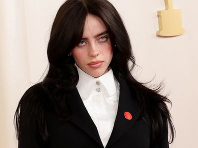 HOLLYWOOD, CALIFORNIA - MARCH 10: Billie Eilish attends the 96th Annual Academy Awards on March 10, 2024 in Hollywood, California. (Photo by Arturo Holmes/Getty Images)