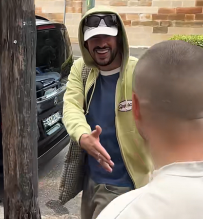 Bad Bunny Spotted in Sydney cafe 