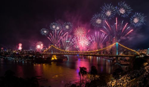 Fireworks over Brisbane. (File image)