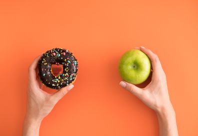 Healthy Eating, Unhealthy Eating, Apple - Fruit