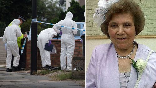 Palmira Silva, 82, was attacked and reportedly beheaded in the front yard of her house in Edmonton, north London.