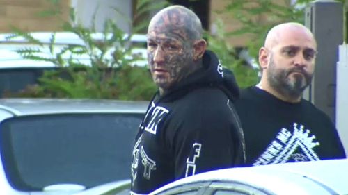 BJ Reker was at home with two other adults and his 11-day-old baby when the property was peppered with bullets. Picture: 9NEWS