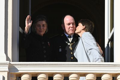 Princess Caroline of Hanover, Prince Albert II of Monaco and Princess Stephanie of Monaco 