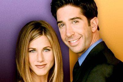 <B>The URST:</B> Ross (David Schwimmer) and Rachel's (Jennifer Aniston) on-again off-again romance was the driving force behind <I>Friends</I>' decade-long run. They are TV's ultimate supercouple &mdash; the chemistry was always there, they just couldn't get it to work. They broke up for a long time after Ross slept with another woman (while they were "on a break"), though a one-night stand resulted in their baby Emma. Eventually they realised they were made for each other, just in time for the series finale.