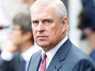 Prince Andrew, Duke of York attends the QIPCO King George Weekend at Ascot Racecourse on July 27, 2019 in Ascot, England