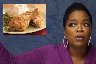 When she isn't getting fat on fried chicken, Oprah's getting thin on <i>unfried</i> chicken. <br/><br/><a href="http://celebrities.ninemsn.com.au/blog.aspx?blogentryid=935061&showcomments=true" target="new">CLICK HERE FOR THE RECIPE</A>