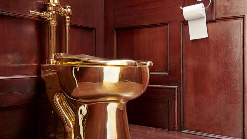 The 18-carat gold toilet was stolen on September 14.