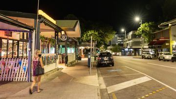 Darwin CBD during lockdown on August 16, 2021.