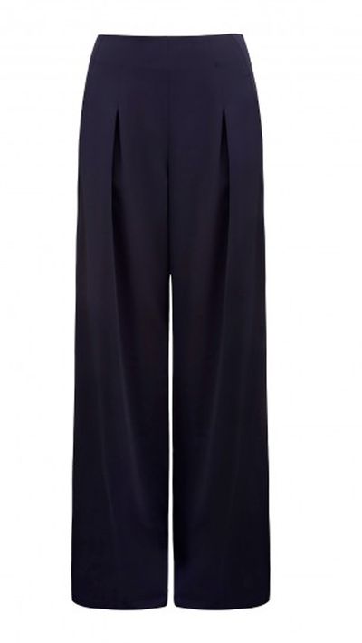 <a href="http://www.forevernew.com.au/fiona-palazzo-pant-23038301?colour=ink+navy" target="_self">Fiona Palazzo Pant, $99.99, Forever New</a>