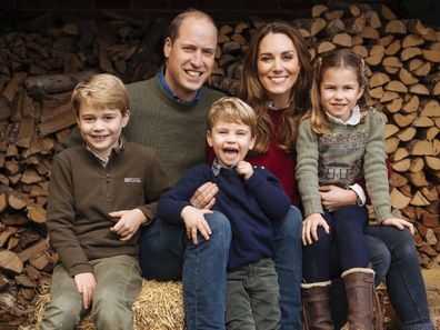 Prince Louis and family 2020 Christmas card