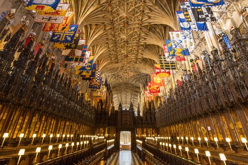 St George's Chapel at Windsor Castle will be the site of the nuptials. (AAP)