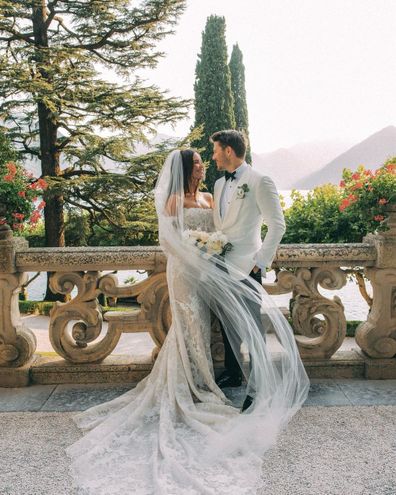 Jason Dundas marries Tayler Blackman in Lake Como, italy.
