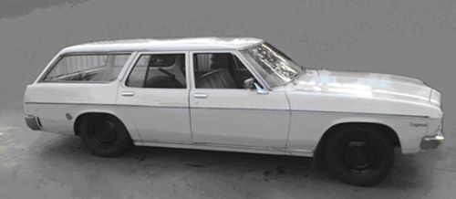 Police released this photo of a white station wagon after the 2014 report she was seen in the back of one the day she went missing. 