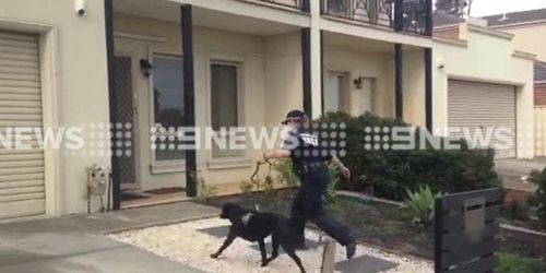 Police are conducting the raids at a number of properties in Melbourne's north and north-west. (9NEWS)