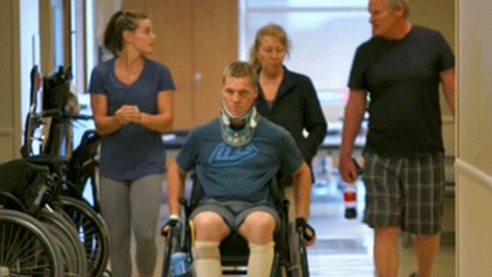 BMX rider: 'You’re not marrying a cripple', Willoughby tells fiancee