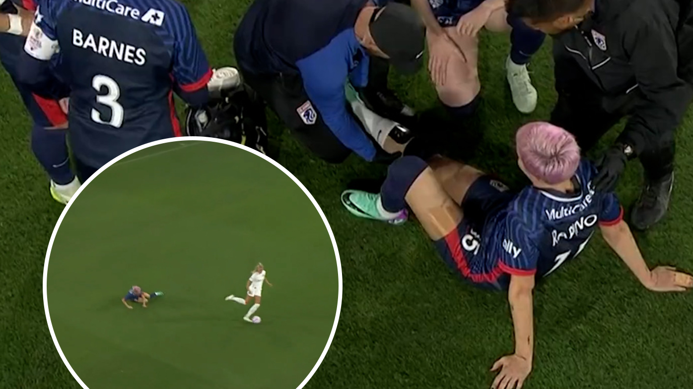 USA football legend Megan Rapinoe suffers Achilles injury in last professional match