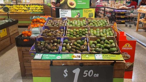 Woolworths will indicate which avocados are ready to be eaten straight away.