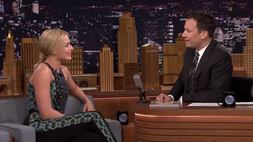 Margot Robbie told an embarrassing story about stealing toilet paper from a hotel room during a busy film shoot. (NBC)