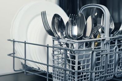 Cutlery in the dishwasher