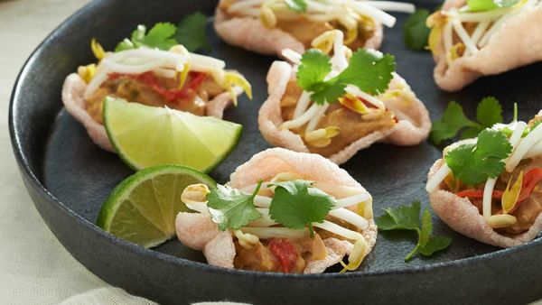 Prawn cracker cups