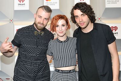 Taylor York, Hayley Williams and Jeremy Davis of Paramore.