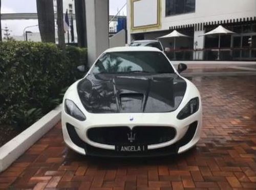 Mrs Greer treated herself to high-powered luxury cars like this Maserati. (A Current Affair)