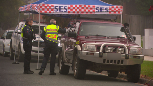 A 19-year-old is in hospital with serious injuries after he allegedly came off the roof of a moving 4WD.