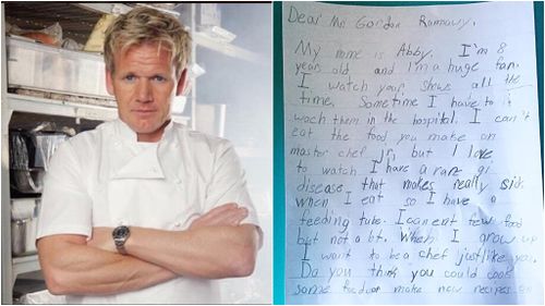 Gordon Ramsay responds to sick fan who eats through feeding tube 