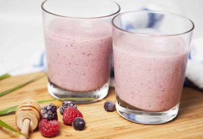 Mixed berry breeze smoothie