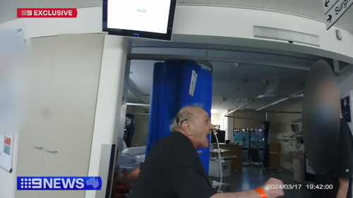Vic, 73, went to hospital hoping to be cared for, instead he was choked by a security guard, who refused to let him leave. 