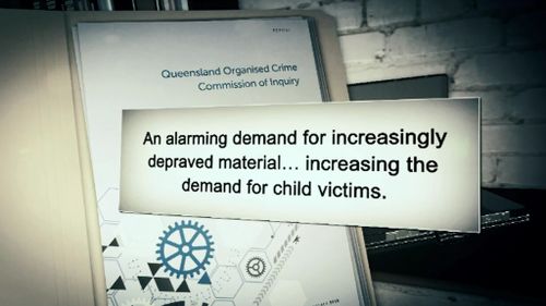 Child exploitation has increased in Queensland, Mr Byrne said. (9NEWS)