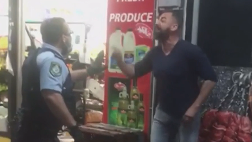Western Sydney man mask compliance police arrest