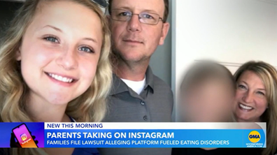 Parents lawsuit Instagram daughter's mental health issues eating disorder