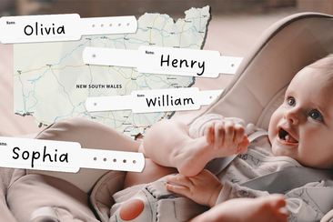 Most popular baby names in NSW 2023