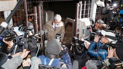 
Ghosn's lawyer Motonari Ohtsuru visited him at the detention centre earlier on Sunday