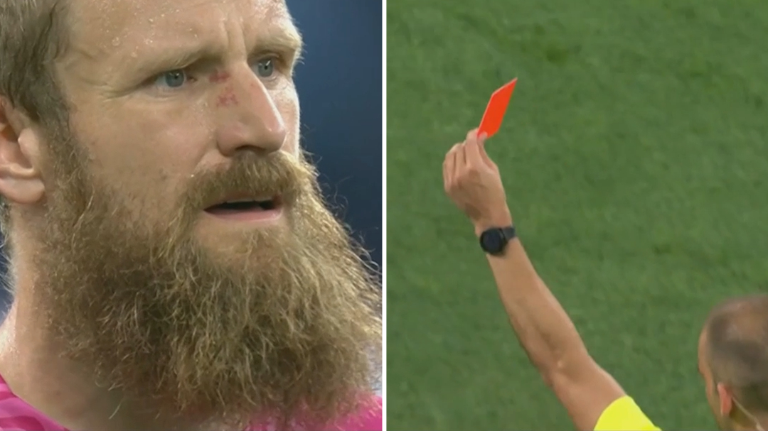 Football world divided over controversial Andrew Redmayne red card in Sydney FC loss