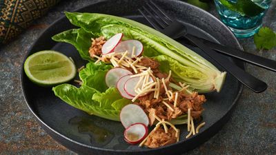 Recipe: <a href="http://kitchen.nine.com.au/2017/01/17/07/48/spicy-korean-style-salad-with-crunchy-noodles" target="_top" draggable="false">Spicy Korean style salad with crunchy noodles</a>