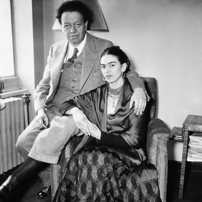 Diego Rivera and Frida Kahlo.