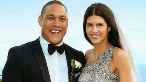 Swimming legend Geoff Huegill's wife Sara has been accused of ripping off small businesses around the country.