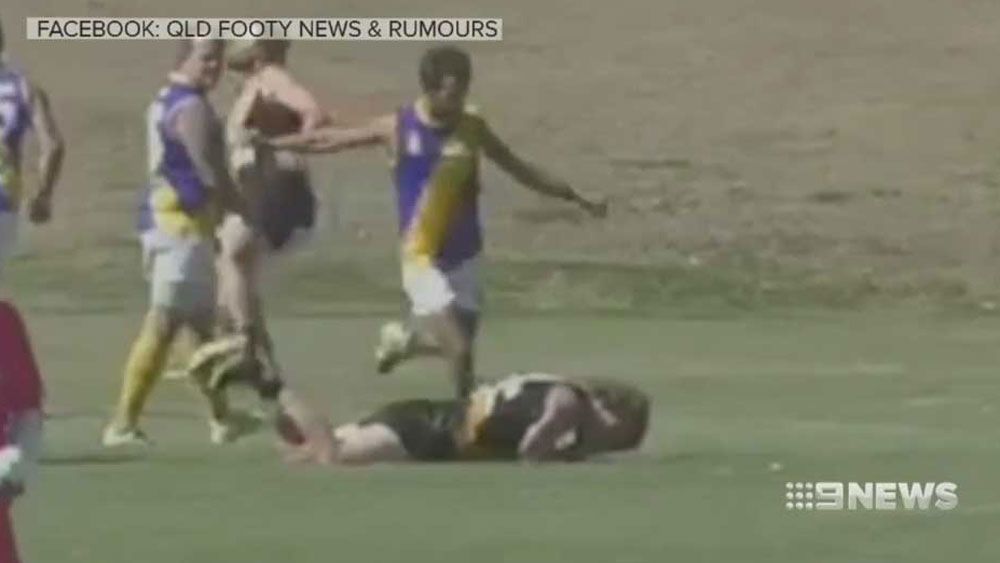 Queensland player charged by police over alleged kick to the head