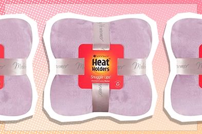 9PR: Heat Holders Snuggle Ups Luxury Thermal Throw Blanket, Orchid Bouquet