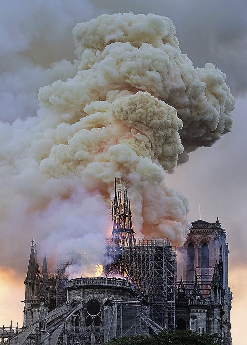 190416 Notre Dame cathedral fire burning in Paris structure saved news France World