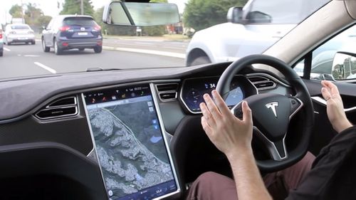 The update will improve the "full self-driving features" of certain Tesla models. Picture: Supplied