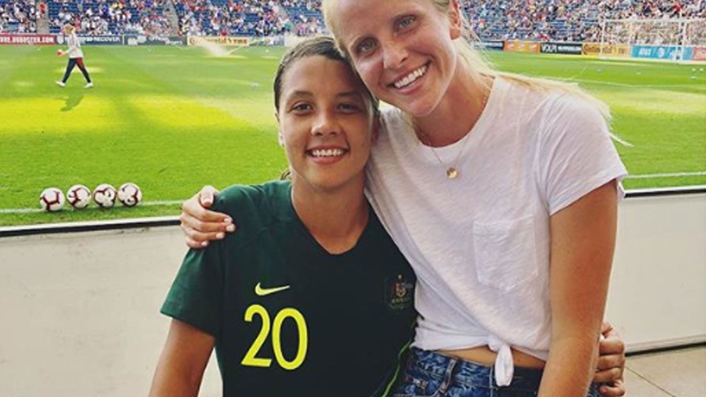 Matildas captain Sam Kerr reveals how girlfriend Nicole ...