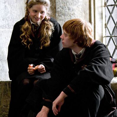 Jessie Cave starred as Lavender Brown in Harry Potter, one of Ron Weasley's girlfriends
