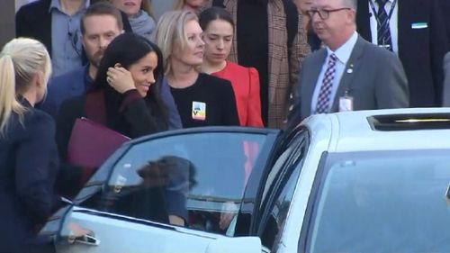 Meghan Markle is thought to be about 12 weeks pregnant.