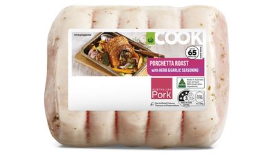 Porchetta for entertaining has had its price dropped at Woolies